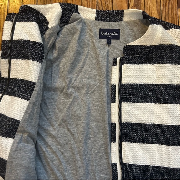 Splendid Striped Boxy Monterey Jacket - Picture 3 of 6